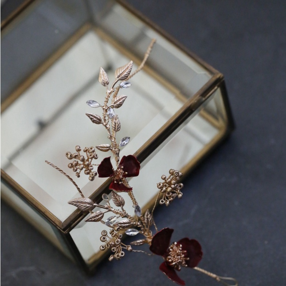 New - Retro Red Hair Wire Clip Pin Wedding Bridal Party Prom - New
